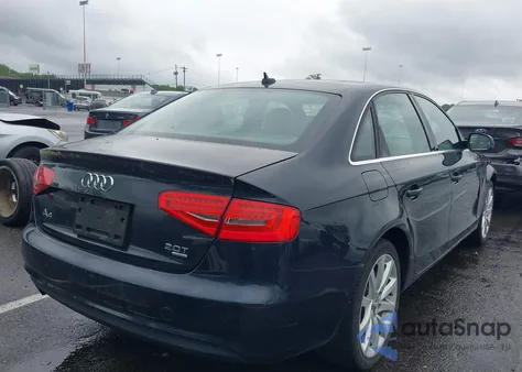 2013 Audi A4 2.0T Premium from USA, damaged, VIN WAUFFAFLXDN024165